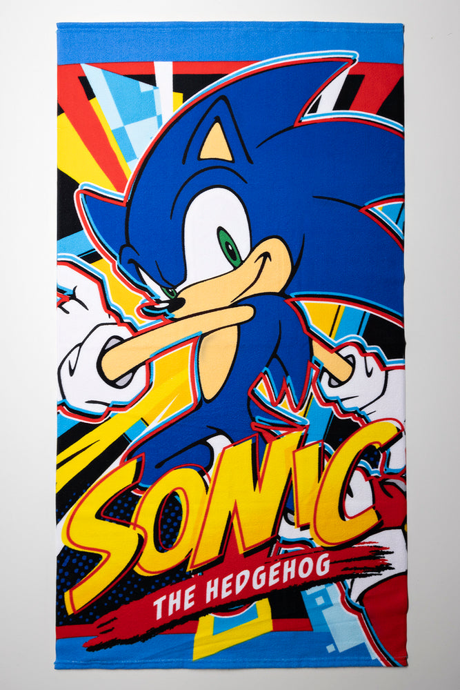 Sonic Beach Towel Blue (1)