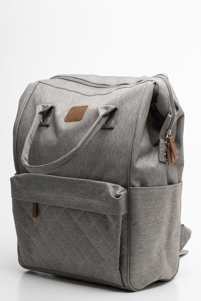 Backpack Nappy Bag Grey