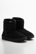 Quilted Boot Black