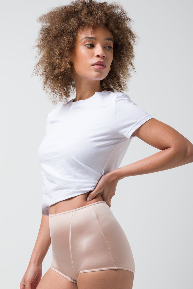 2 Pack Low Leg Brief Panties White And Pink (1)