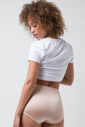2 Pack Low Leg Brief Panties White And Pink (2)