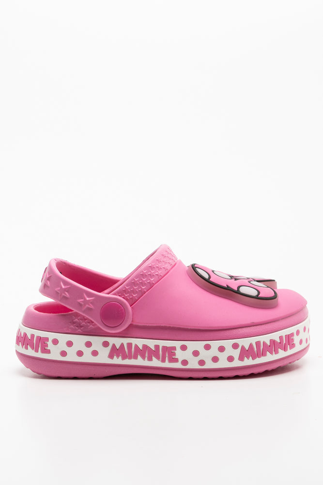 Minnie Mouse Bow Clog Pink (1)