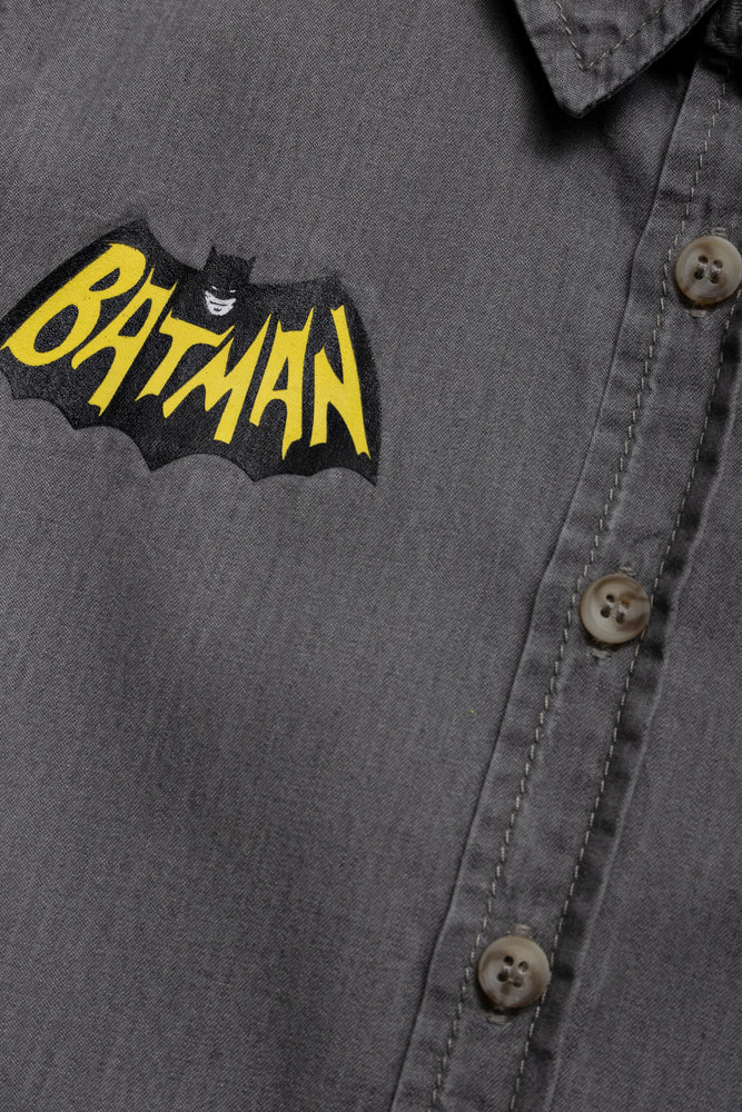 Batman Denim Shirt Grey (1)