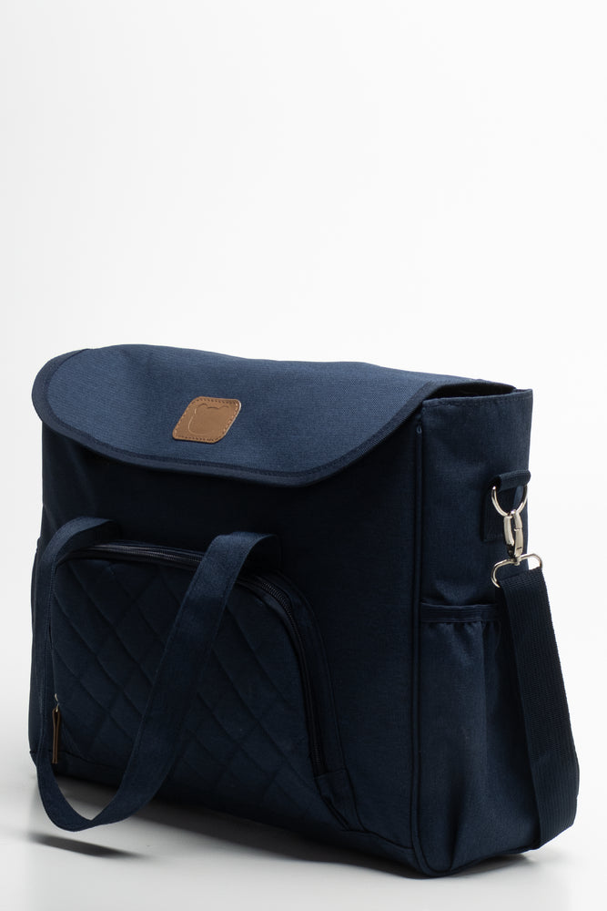 Nappy Bowler Bag Navy (1)