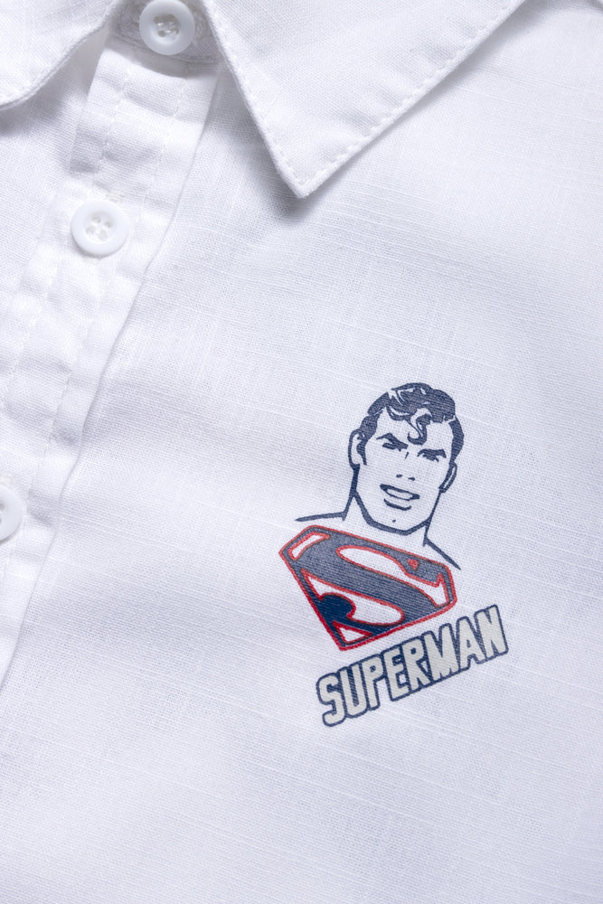 Superman Shirt White