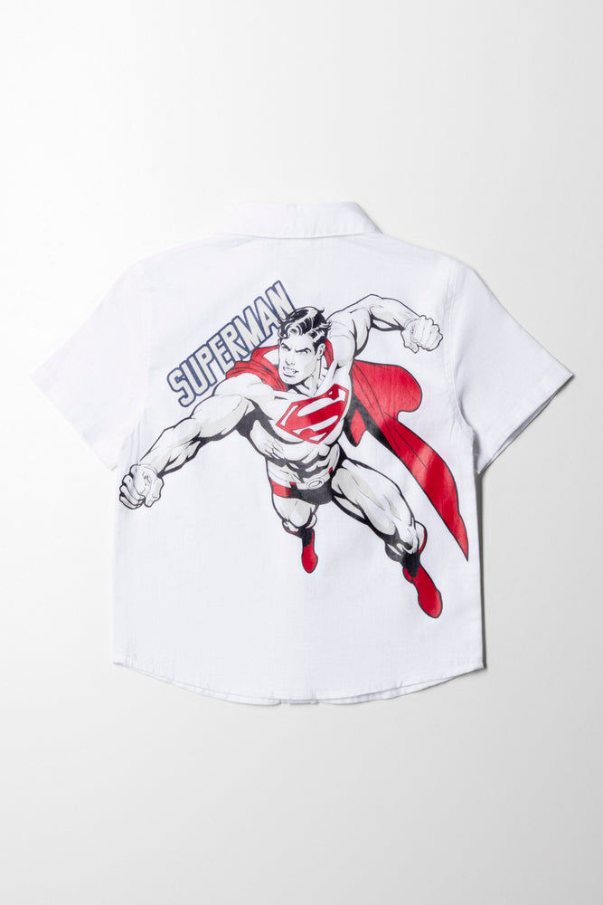 Superman Shirt White (2)