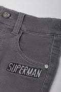 Superman Denim Short Grey (1)