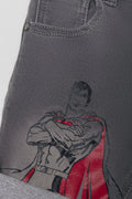 Superman Denim Short Grey (2)