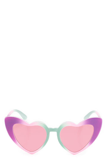 Heart Sunglasses Lilac