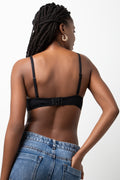 2 Pack Smooth Padded Wirefree Bras Black And Natural (3)