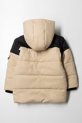 Hooded Puffer Parka Jacket Natural (3)