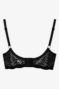 Plus Size 2 Pack Lace Balconette Bras Black And Natural (3)