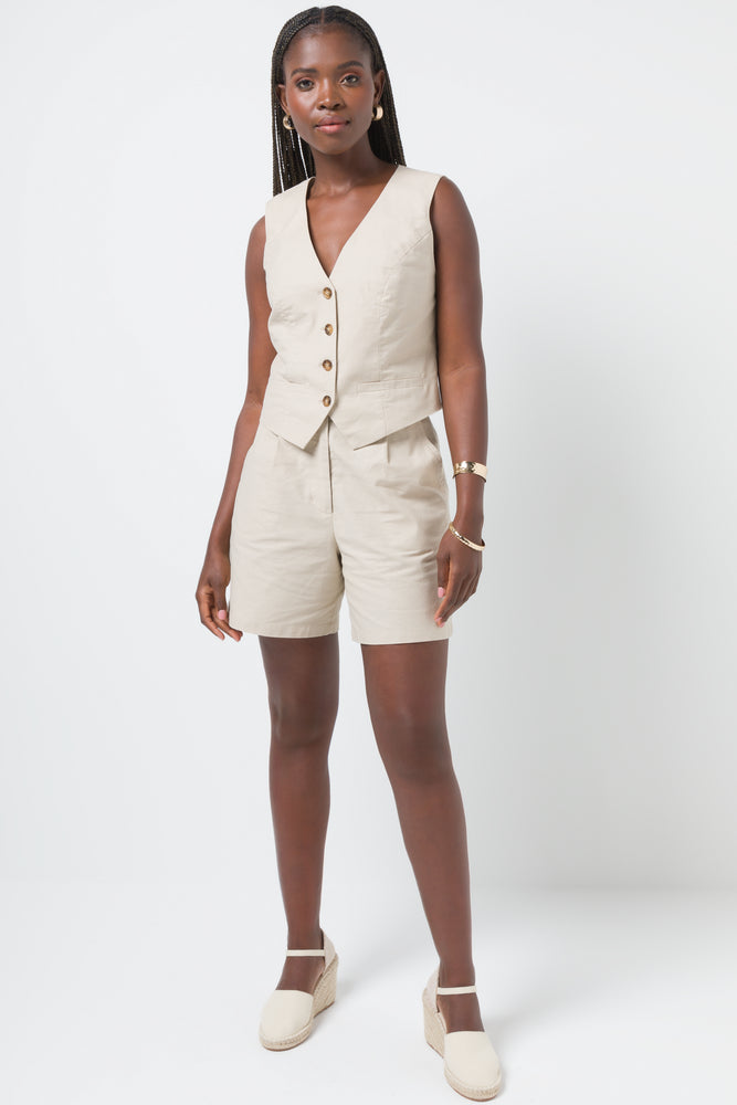 Bermuda Shorts Natural