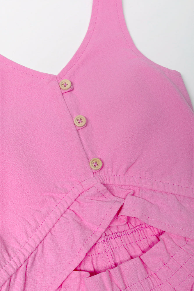 Short Jumpsuit Pink