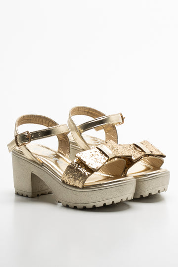 Platform Heel Gold