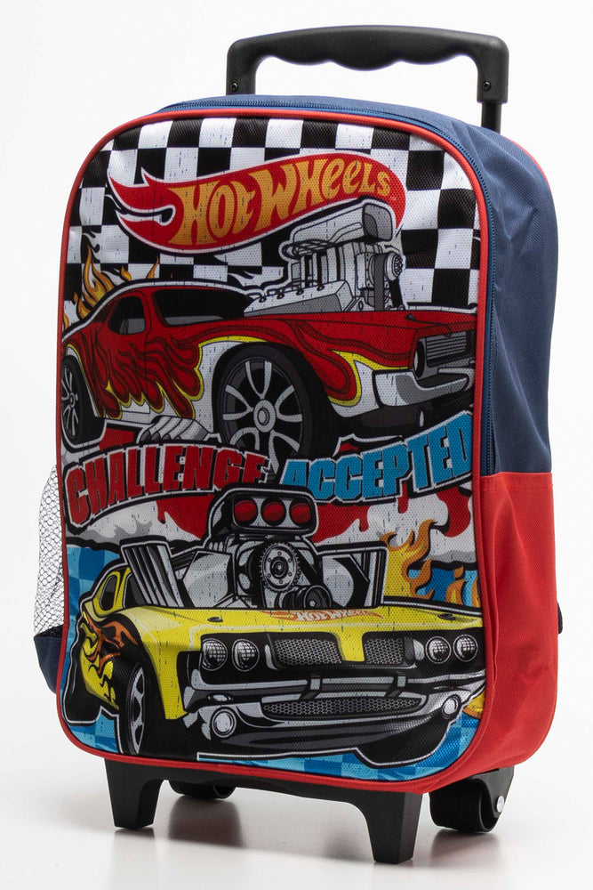 Hot Wheels Trolley Backpack Red (1)