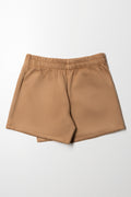 Mock Sued Skort Brown (4)