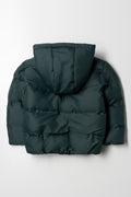 Hooded Puffer Jacket Green (3)