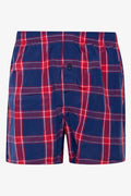 Woven Boxers Red And Navy (1)