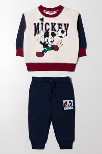 Long Sleeve Mickey Mouse Set Navy