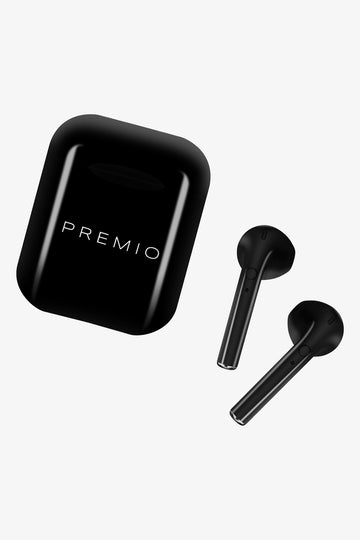 Premio V4 Tws Stem Earphone Black With Case