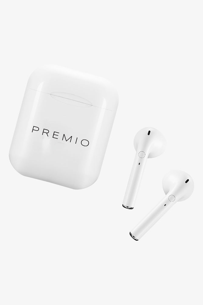 Premio V4 Tws Stem Earphone White With Case