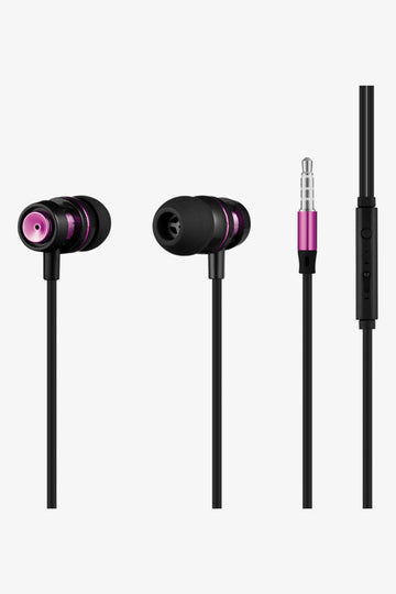 Volkano Alloy Metal Earphone Purple