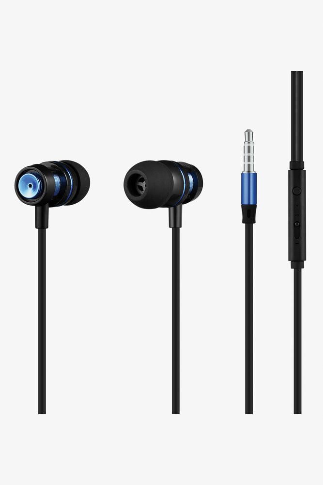 Volkano Alloy Metal Earphone Blue