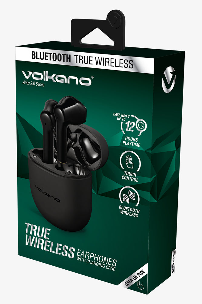 Volkano Aries 2.0 Tws Earphones Black (4)
