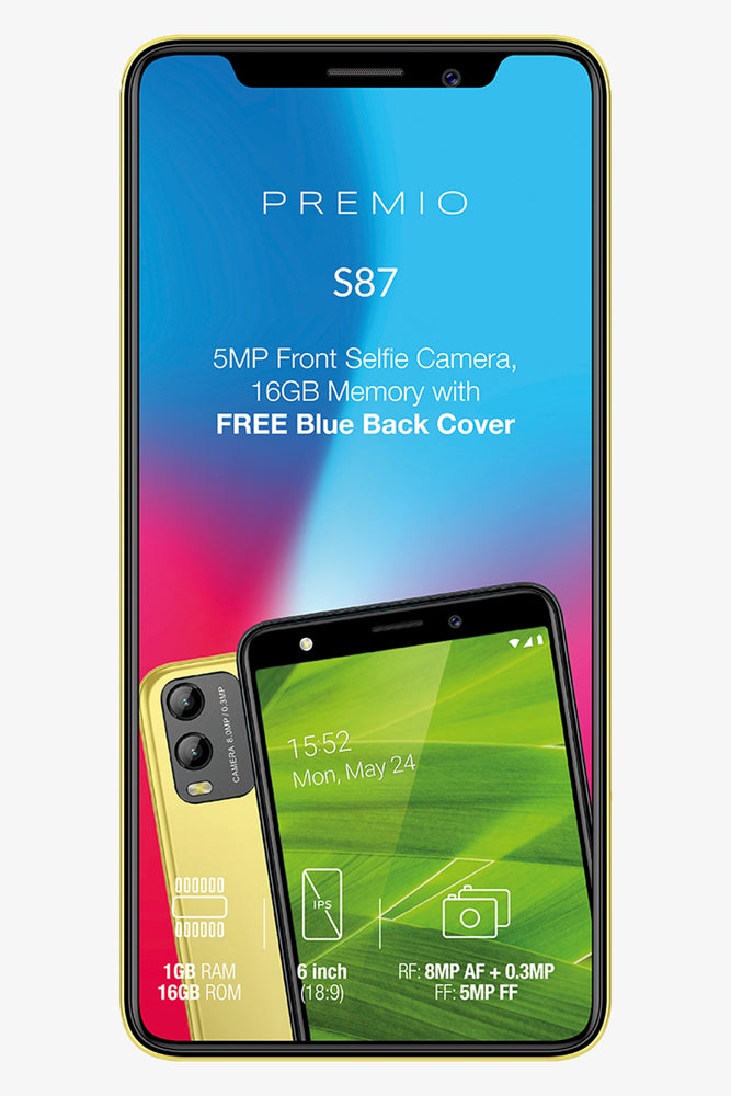 Premio S87 6" Yellow