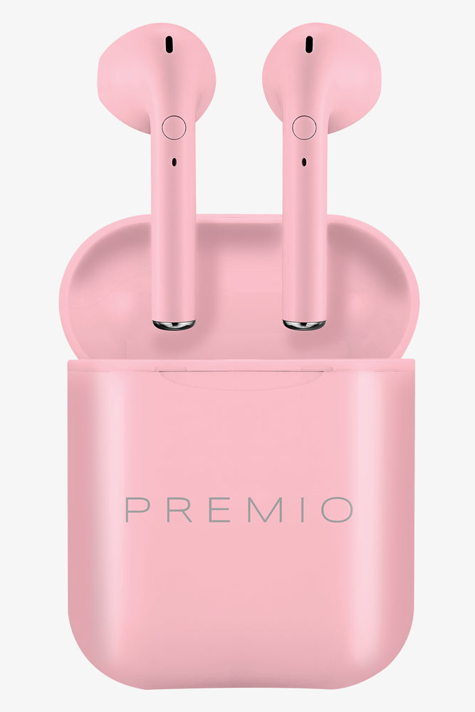 Premio V4+ Tws Stem Ep Black Case & White Cover