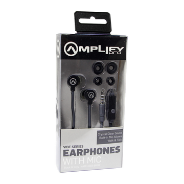 Amplify Vibe Earphone With Mic Grey