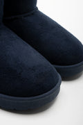 Strap Detail Boots Navy (2)