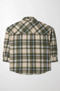 Check Long Sleeve Shirt Green (2)