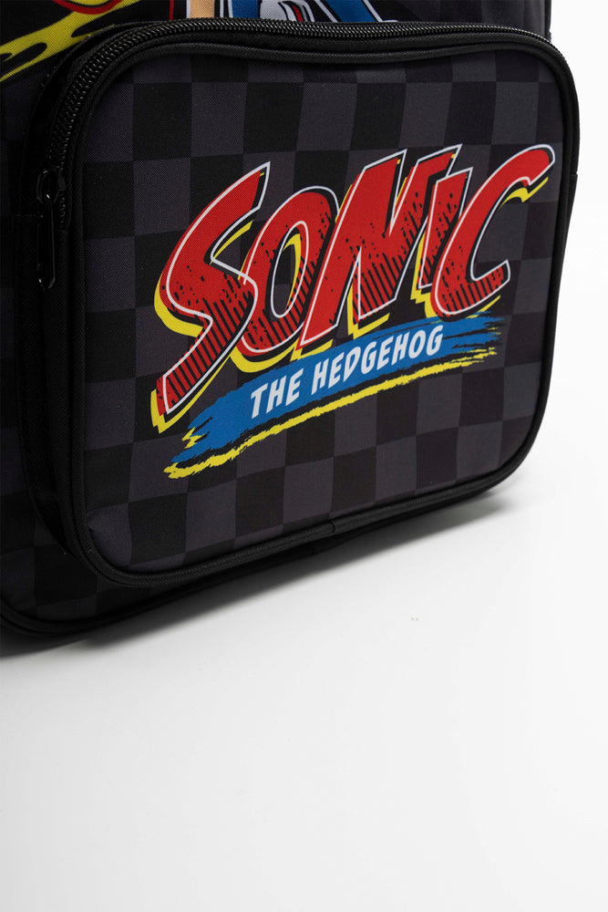 Sonic Front Pocket Backpack Black (3)