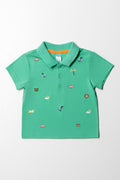 Embroidered Golfer Green