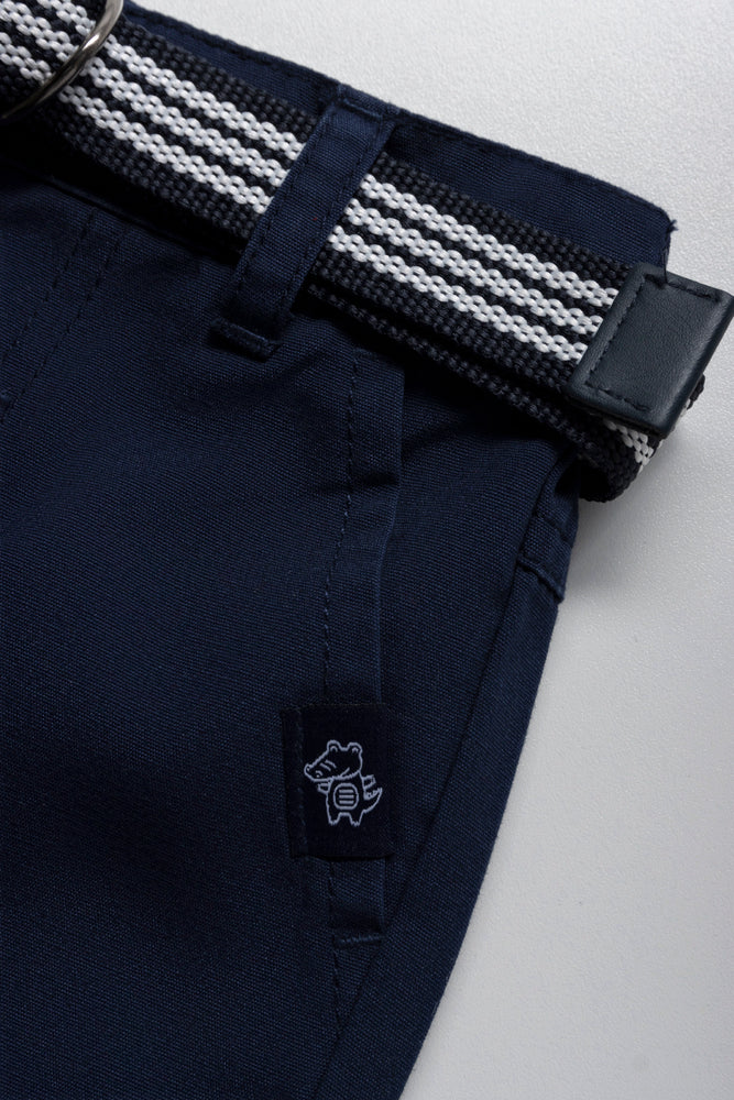 Belted Shorts Navy