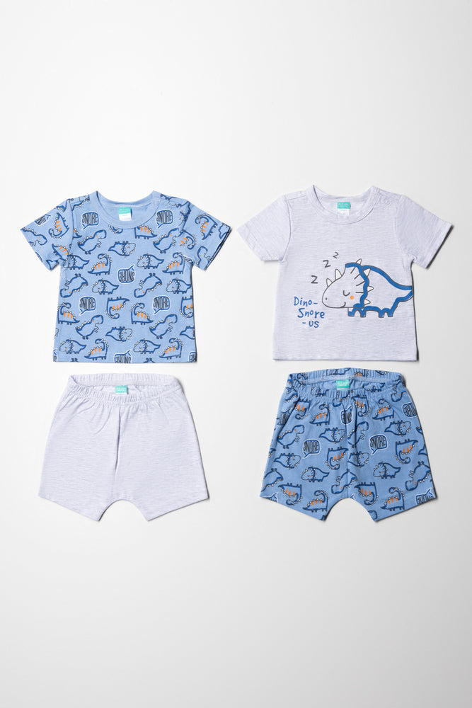 Multipack Short Sleep Set Blue
