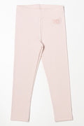 Rib Leggings Light Pink