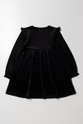 Barbie Velour Dress Black (2)