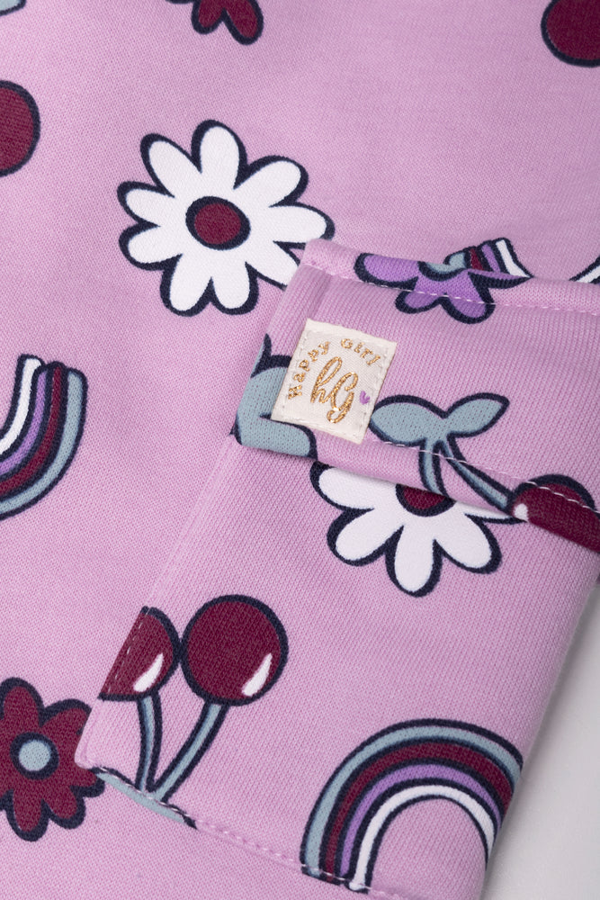 Printed Trackpants Purple (1)