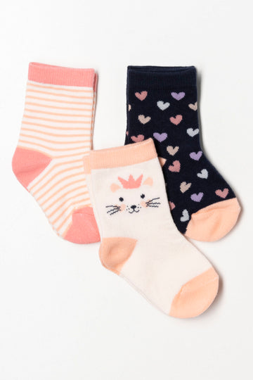 3 Pack Socks Multi