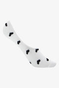 3 Pack Footliners Cream, Black And Grey (1)