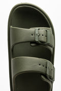 Double Strap Slide Dark Green (4)
