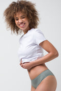2 Pack Bonded Brazilian Panties Dusty Green (1)