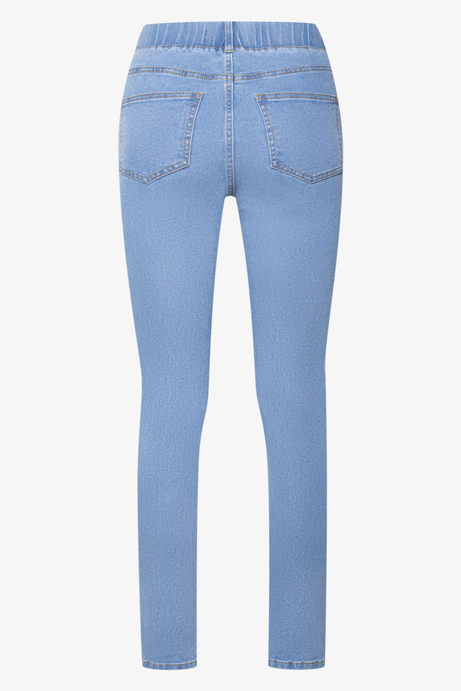 Pull On Jeggings Dark Blue (1)