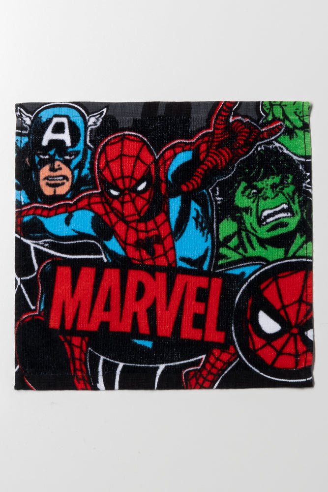 Marvel Face Cloth Red