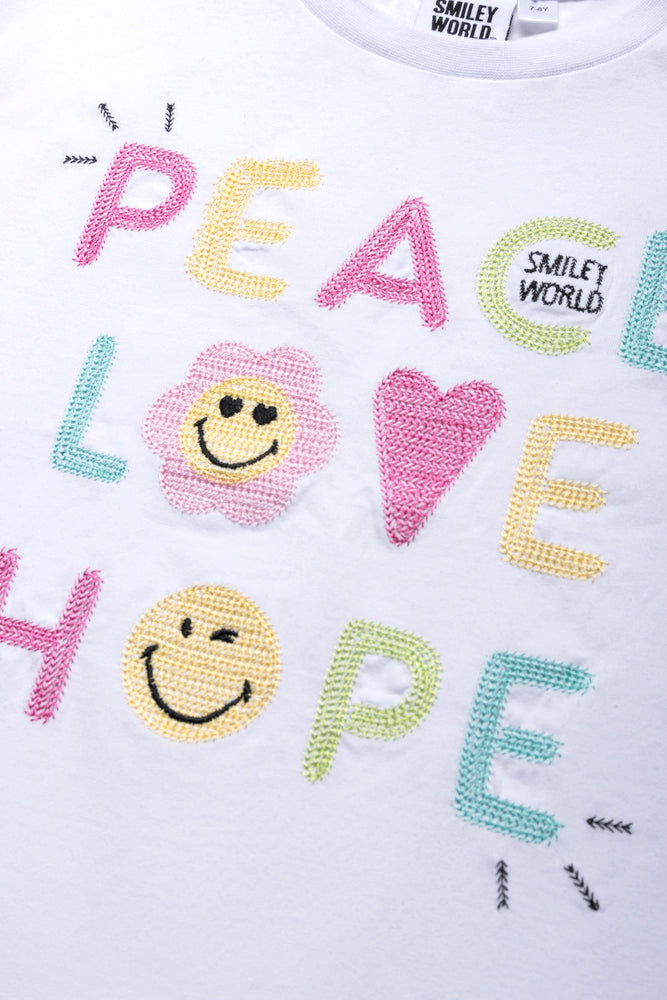 SmileyWorld Frill Top White (1)