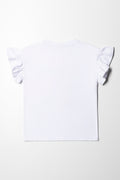 SmileyWorld Frill Top White (2)