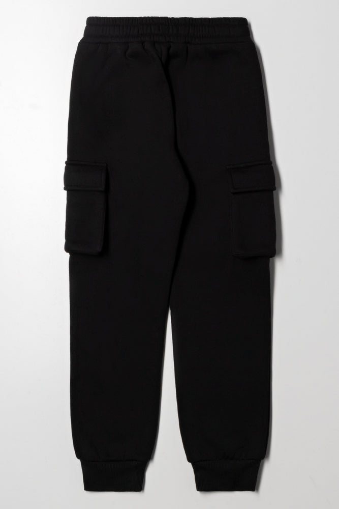 Cargo Trackpants Black (2)